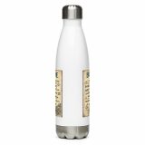 Bude Coastal Signboard - Stainless steel water bottle