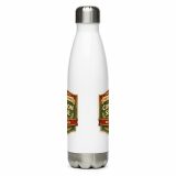 Common Sense – Stainless Steel Water Bottle white 17oz back — The Brutally Honest Collection