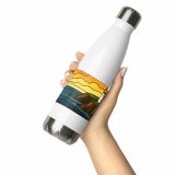 Beacon of the Western Cliffs - Stainless steel water bottle