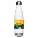 Engine House at Sundown - Stainless steel water bottle