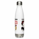 Clean Kitchen Dirty Mind - Stainless steel water bottle