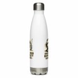 Operation Avoid Responsibility – Stainless Steel Water Bottle white 17oz front — Golden Idiot: The Eric Collection