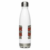 Hot Wife to Hot Mess - Stainless steel water bottle
