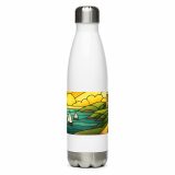Harbour Light at Golden Bay - Stainless steel water bottle