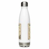 Bude Coastal Signboard - Stainless steel water bottle
