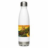 Engine House at Sundown - Stainless steel water bottle