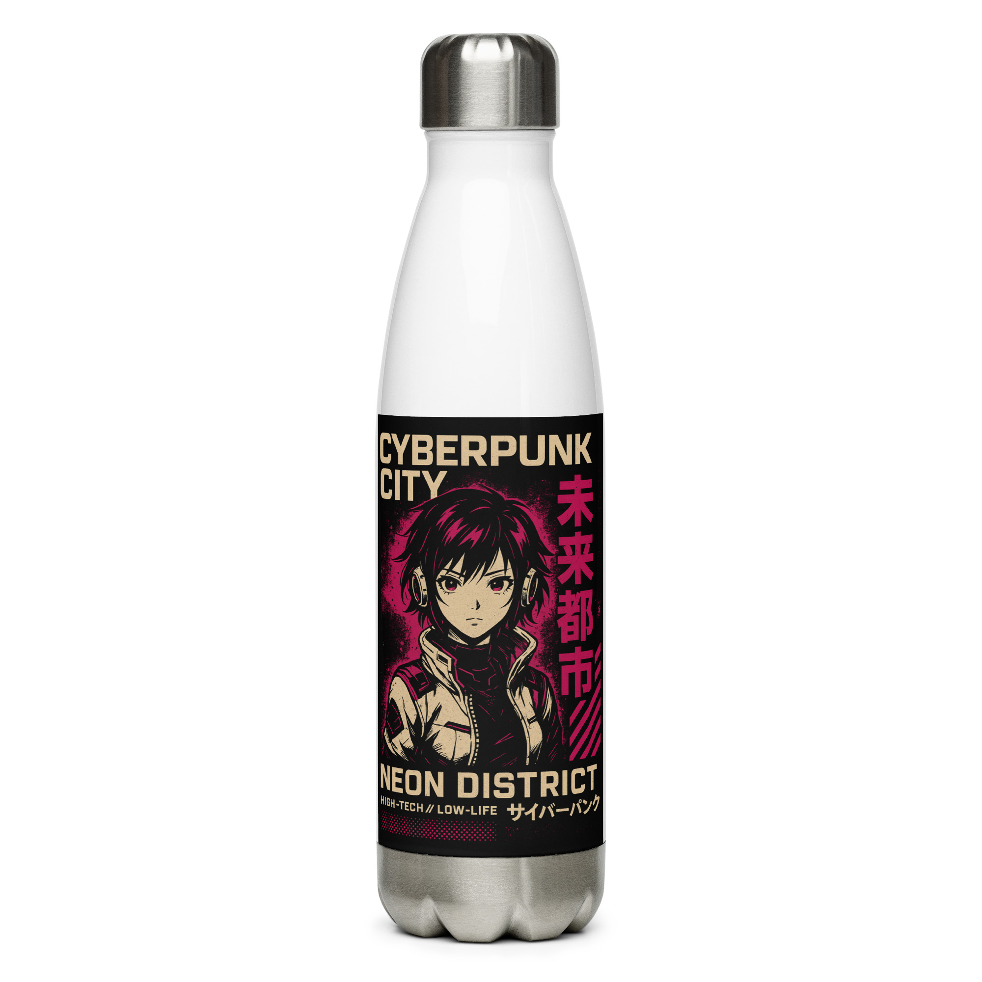 Neon District - Stainless steel water bottle