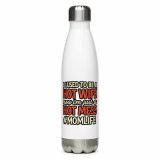 Hot Wife to Hot Mess - Stainless steel water bottle