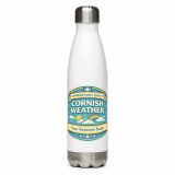 Unpredictable Quality – Cornish Weather - Stainless steel water bottle