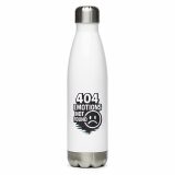 404 Emotions Not Found - Stainless steel water bottle