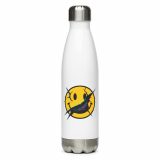 SMILE GLITCH - Stainless steel water bottle