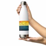 Beacon of the Western Cliffs - Stainless steel water bottle
