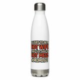 Hot Wife to Hot Mess - Stainless steel water bottle