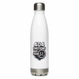 404 Emotions Not Found - Stainless steel water bottle