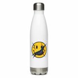 SMILE GLITCH - Stainless steel water bottle