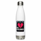 CTRL+ALT+DEL MY FEELINGS - Stainless steel water bottle