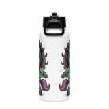 Dexter Hornridge – Stainless steel water bottle with a straw lid