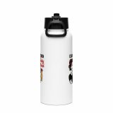 Clean Kitchen Dirty Mind - Stainless steel water bottle with a straw lid