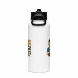 Don't worry about the laundry nobody is DOING me either - Stainless steel water bottle with a straw lid