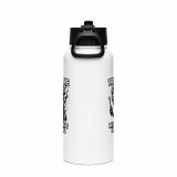 ERIC TRUST ME - Stainless steel water bottle with a straw lid