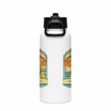 Proper Job Energy - Stainless steel water bottle with a straw lid