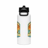 Pasties First - Stainless steel water bottle with a straw lid