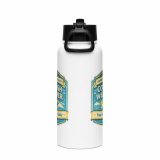 Unpredictable Quality – Cornish Weather - Stainless steel water bottle with a straw lid
