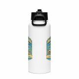 Local Strength – Stainless steel water bottle with a straw lid