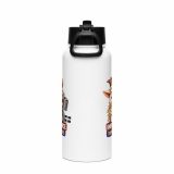 BAD INFLUENCE DOWN ERE - GOAT - Stainless steel water bottle with a straw lid