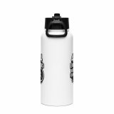404 Emotions Not Found - Stainless steel water bottle with a straw lid