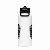 DREAM HAS CRASHED - Stainless steel water bottle with a straw lid