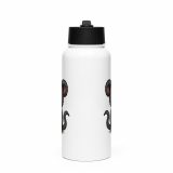 Milo Patchwick - Stainless steel water bottle with a straw lid