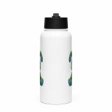 Oliver Dripwood -  Stainless steel water bottle with a straw lid