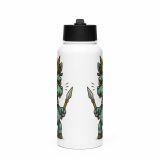 Dexter Hornridge – Stainless steel water bottle with a straw lid