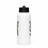 ERIC TRUST ME - Stainless steel water bottle with a straw lid