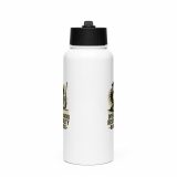 Operation Avoid Responsibility - Stainless steel water bottle with a straw lid