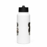 Ooops - Stainless steel water bottle with a straw lid