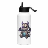 Ashfang - Stainless steel water bottle with a straw lid