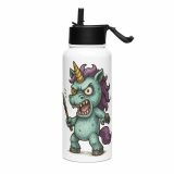 Dexter Hornridge – Stainless steel water bottle with a straw lid