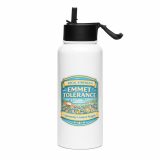 Local Strength – Stainless steel water bottle with a straw lid
