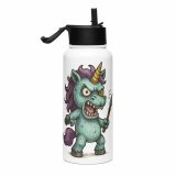 Dexter Hornridge – Stainless steel water bottle with a straw lid