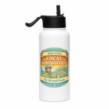 Rare Stock – Local Knowledge - Stainless steel water bottle with a straw lid