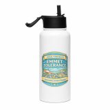 Local Strength – Stainless steel water bottle with a straw lid