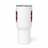 Hot Wife to Hot Mess - Travel mug with a handle