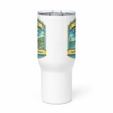 Travel mug with a handle