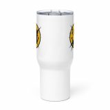 SMILE GLITCH - Travel mug with a handle
