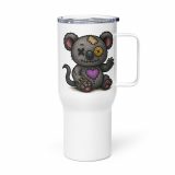 Milo Patchwick - Travel mug with a handle