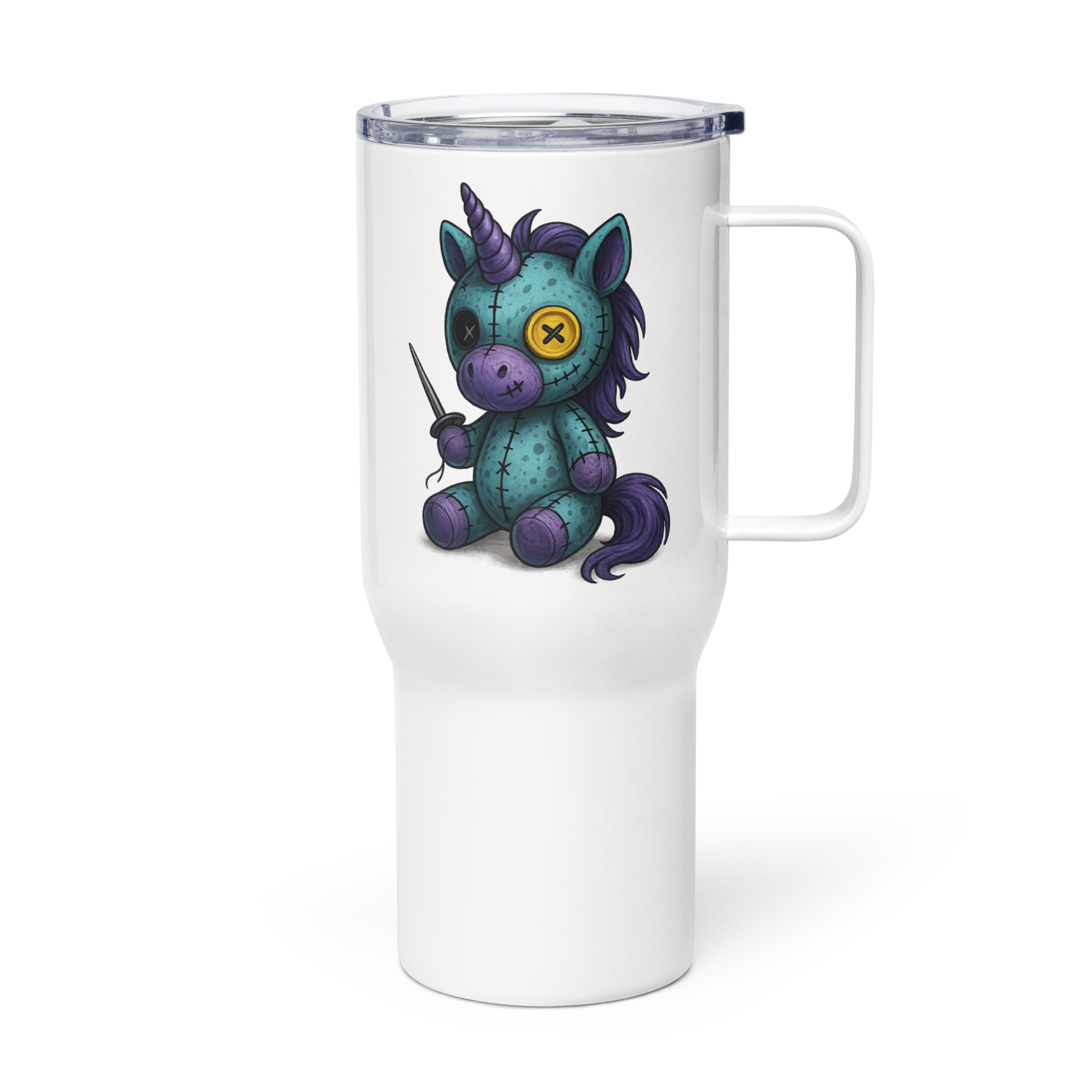 Silas Thornveil - Travel mug with a handle