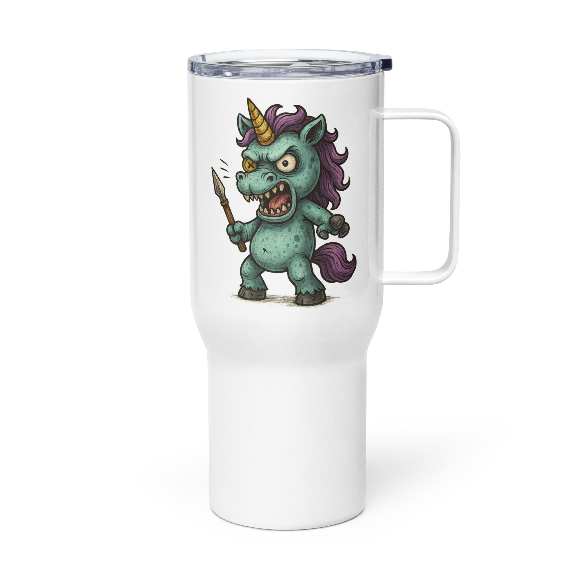 Dexter Hornridge – Travel mug with a handle