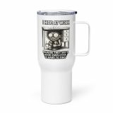 Eric - I Hide at Work - Travel mug with a handle